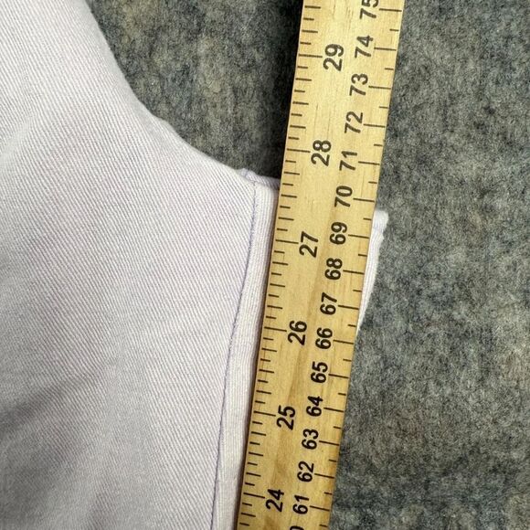 Shoe Fly Jumpsuit Women's Large White Tie-Belt Casual Straight Leg Button-front - Picture 8 of 9